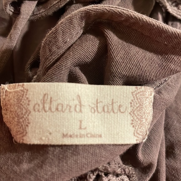 Altar’d state taupe tank top - Picture 4 of 5